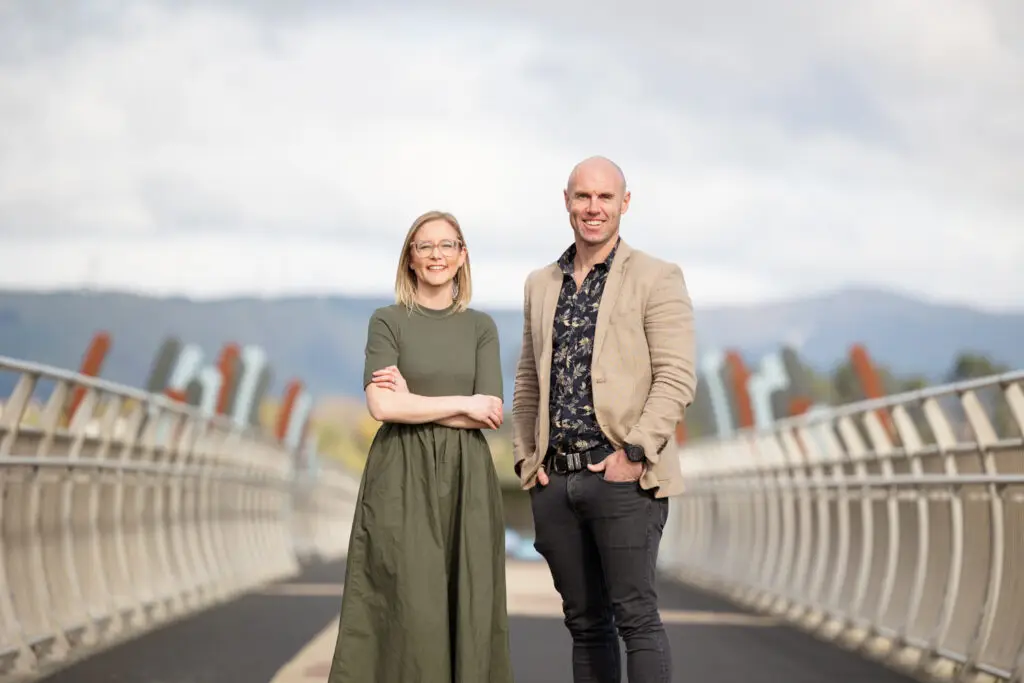 Anthony Reid, known as Ants, and Kat Powell from Team Ants Real Estate at Professionals, top Palmerston North agents working together.