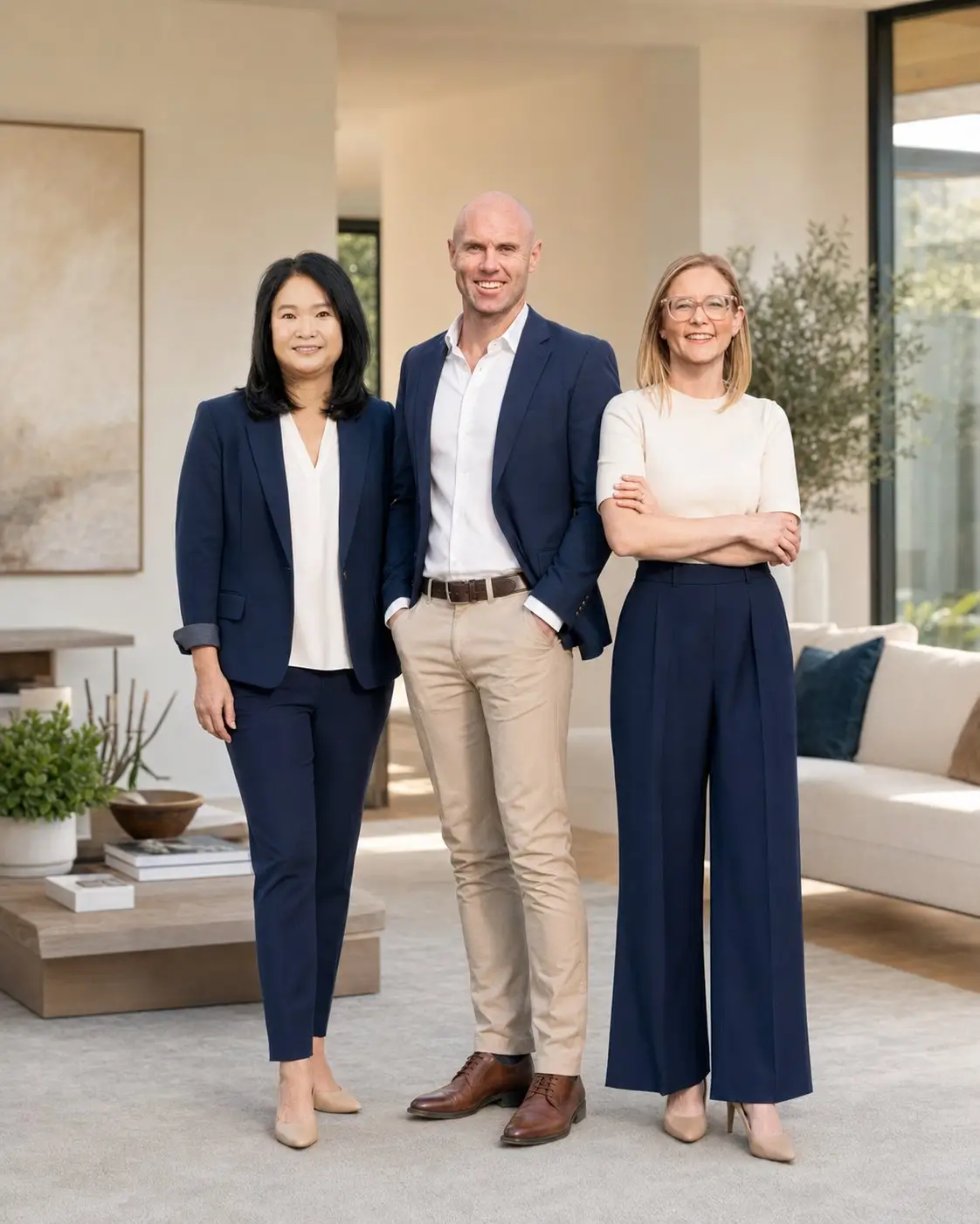 Anthony Reid, Pauline Cher and Kat Powell, Team Ants real estate agents in Palmerston North