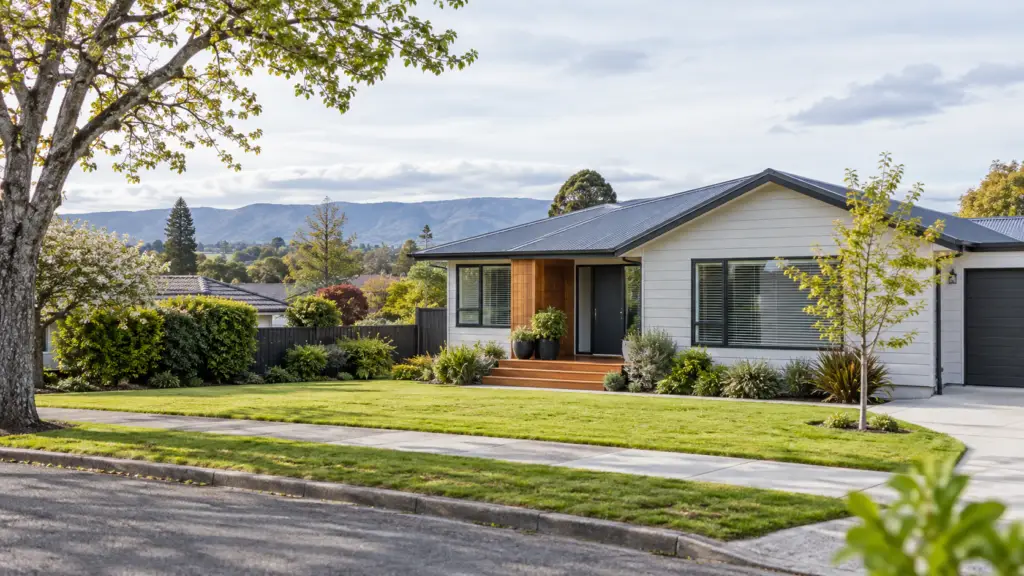 A contemporary Palmerston North home in a leafy suburban street